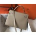 Hermes Kelly 32cm Bag In Gris Tourterelle Epsom Leather GHW Hermes Kelly 32cm Bag In Gris Tourterelle Epsom Leather GHW