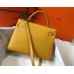Hermes Kelly 32cm Bag In Yellow Epsom Leather GHW Hermes Kelly 32cm Bag In Yellow Epsom Leather GHW