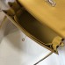 Hermes Kelly 32cm Bag In Yellow Epsom Leather GHW Hermes Kelly 32cm Bag In Yellow Epsom Leather GHW
