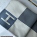 Hermes Ecru Gris Avalon Vibration Throw Blanket Hermes Ecru Gris Avalon Vibration Throw Blanket