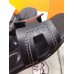 Hermes Oran Sandals In Black Leather With Stitched Detail Hermes Oran Sandals In Black Leather With Stitched Detail