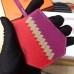 Hermes Clochette Cles Grand Tressage Charm In Red/Purple Hermes Clochette Cles Grand Tressage Charm In Red/Purple