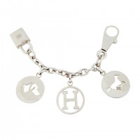 Hermes Silver Breloque Bag Charm Hermes Silver Breloque Bag Charm