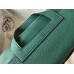 Hermes Halzan 31cm Bag In Malachite Clemence Leather Hermes Halzan 31cm Bag In Malachite Clemence Leather