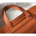 Hermes Halzan 31cm Bag In Orange Clemence Leather Hermes Halzan 31cm Bag In Orange Clemence Leather