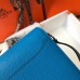 Hermes Mini Sac Roulis 18cm Bag In Blue Hydra Evercolor Calfskin Hermes Mini Sac Roulis 18cm Bag In Blue Hydra Evercolor Calfskin