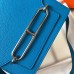 Hermes Mini Sac Roulis 18cm Bag In Blue Hydra Evercolor Calfskin Hermes Mini Sac Roulis 18cm Bag In Blue Hydra Evercolor Calfskin