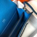 Hermes Mini Sac Roulis 18cm Bag In Blue Hydra Evercolor Calfskin Hermes Mini Sac Roulis 18cm Bag In Blue Hydra Evercolor Calfskin