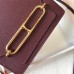Hermes Mini Sac Roulis 18cm Bag In Burgundy Evercolor Calfskin Hermes Mini Sac Roulis 18cm Bag In Burgundy Evercolor Calfskin