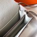 Hermes Mini Sac Roulis 18cm Bag In Pearl Grey Evercolor Calfskin Hermes Mini Sac Roulis 18cm Bag In Pearl Grey Evercolor Calfskin