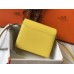 Hermes Mini Sac Roulis 18cm Bag In Yellow Evercolor Calfskin Hermes Mini Sac Roulis 18cm Bag In Yellow Evercolor Calfskin