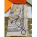 Hermes Grey/Yellow Panoplie Equestre Eyeliner Shawl 140 Hermes Grey/Yellow Panoplie Equestre Eyeliner Shawl 140