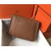 Hermes Steve 35 Messenger Bag In Brown Clemence Calfskin Hermes Steve 35 Messenger Bag In Brown Clemence Calfskin