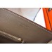 Hermes Steve 35 Messenger Bag In Taupe Clemence Calfskin Hermes Steve 35 Messenger Bag In Taupe Clemence Calfskin