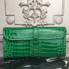 Hermes Jige Elan 29 Clutch In Bambou Crocodile Leather Hermes Jige Elan 29 Clutch In Bambou Crocodile Leather