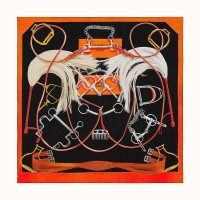 Hermes Black Projets Carres Shawl 140 Hermes Black Projets Carres Shawl 140