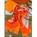 Hermes Orange Projets Carres Shawl 140 Hermes Orange Projets Carres Shawl 140