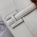 Hermes Jige Elan 29 Clutch In White Epsom Leather
