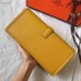 Hermes Jige Elan 29 Clutch In Yellow Epsom Leather