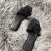 Hermes Oran Sandals In Black Suede With Black Crystal Hermes Oran Sandals In Black Suede With Black Crystal