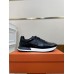 Hermes Men's Drive Sneakers In Black Leather Hermes Mens Drive Sneakers In Black Leather