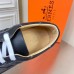 Hermes Boomerang Sneakers In Black Epsom Leather Hermes Boomerang Sneakers In Black Epsom Leather