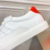 Hermes Mens Quicker Sneakers In White Calfskin