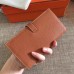 Hermes Brown Clemence Bearn Gusset Wallet Hermes Brown Clemence Bearn Gusset Wallet