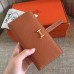 Hermes Brown Clemence Bearn Gusset Wallet Hermes Brown Clemence Bearn Gusset Wallet