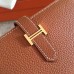 Hermes Brown Clemence Bearn Gusset Wallet Hermes Brown Clemence Bearn Gusset Wallet
