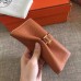 Hermes Brown Clemence Bearn Gusset Wallet Hermes Brown Clemence Bearn Gusset Wallet