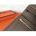 Hermes Taupe Clemence Bearn Gusset Wallet Hermes Taupe Clemence Bearn Gusset Wallet