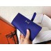 Hermes Blue Electric Epsom Bearn Gusset Wallet Hermes Blue Electric Epsom Bearn Gusset Wallet