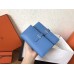 Hermes Blue Jean Epsom Bearn Gusset Wallet Hermes Blue Jean Epsom Bearn Gusset Wallet