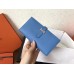 Hermes Blue Jean Epsom Bearn Gusset Wallet Hermes Blue Jean Epsom Bearn Gusset Wallet