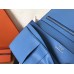 Hermes Blue Jean Epsom Bearn Gusset Wallet Hermes Blue Jean Epsom Bearn Gusset Wallet