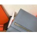 Hermes Blue Lin Epsom Bearn Gusset Wallet Hermes Blue Lin Epsom Bearn Gusset Wallet