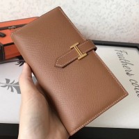 Hermes Brown Epsom Bearn Gusset Wallet Hermes Brown Epsom Bearn Gusset Wallet