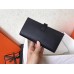 Hermes Black Epsom Bearn Gusset Wallet Hermes Black Epsom Bearn Gusset Wallet