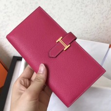 Hermes Peach Epsom Bearn Gusset Wallet Hermes Peach Epsom Bearn Gusset Wallet