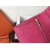 Hermes Peach Epsom Bearn Gusset Wallet Hermes Peach Epsom Bearn Gusset Wallet