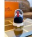 Hermes Men's Addict Sneakers In Bicolor Blue Knit Hermes Mens Addict Sneakers In Bicolor Blue Knit