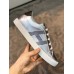 Hermes Mens Avantage Sneakers In Grey Metallic Leather