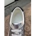 Hermes Mens Avantage Sneakers In Grey Metallic Leather