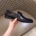 Hermes Mens Paris Loafers In Black Calfskin