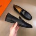 Hermes Men's Tenor Loafers In Black Calfskin Hermes Mens Tenor Loafers In Black Calfskin