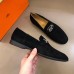 Hermes Men's Tenor Loafers In Black Suede Leather Hermes Mens Tenor Loafers In Black Suede Leather