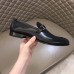 Hermes Mens Monterey Loafers In Black Calfskin