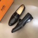 Hermes Mens Sydney Loafers In Black Calfskin