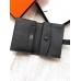 Hermes Bearn Mini Wallet In Black Epsom Leather